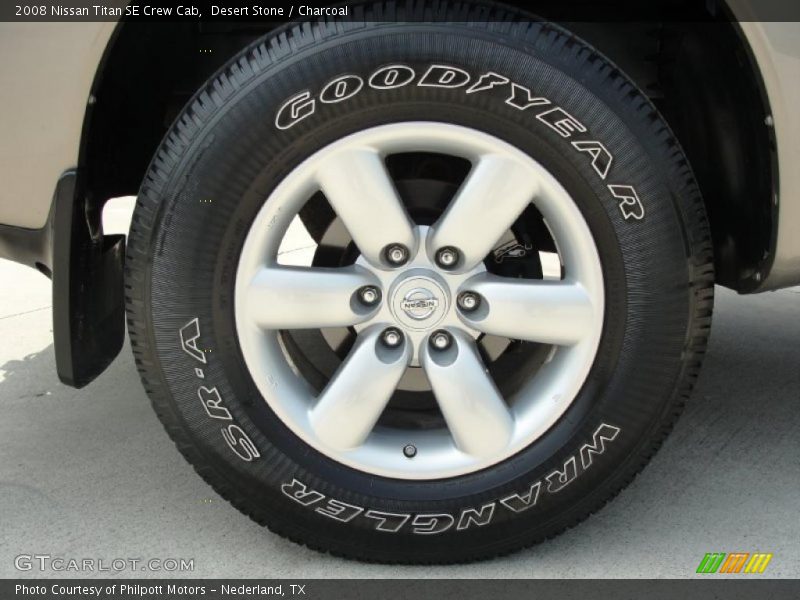 Desert Stone / Charcoal 2008 Nissan Titan SE Crew Cab