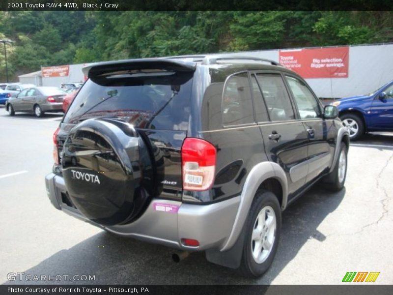 Black / Gray 2001 Toyota RAV4 4WD