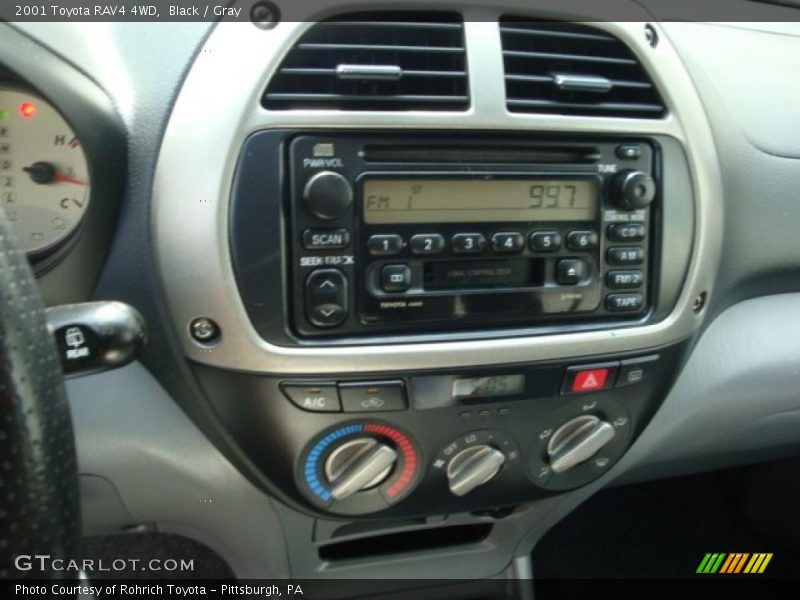 Black / Gray 2001 Toyota RAV4 4WD