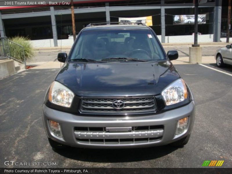 Black / Gray 2001 Toyota RAV4 4WD