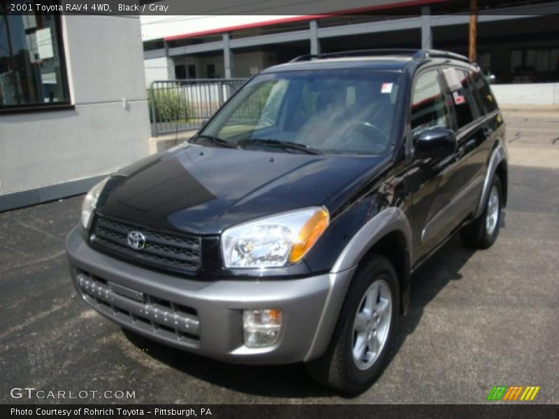 Black / Gray 2001 Toyota RAV4 4WD