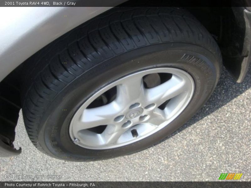 Black / Gray 2001 Toyota RAV4 4WD