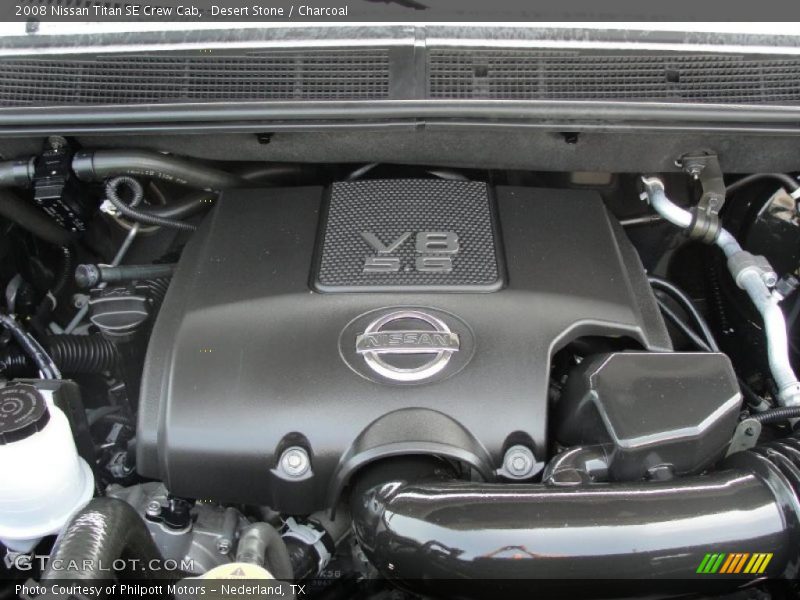 Desert Stone / Charcoal 2008 Nissan Titan SE Crew Cab