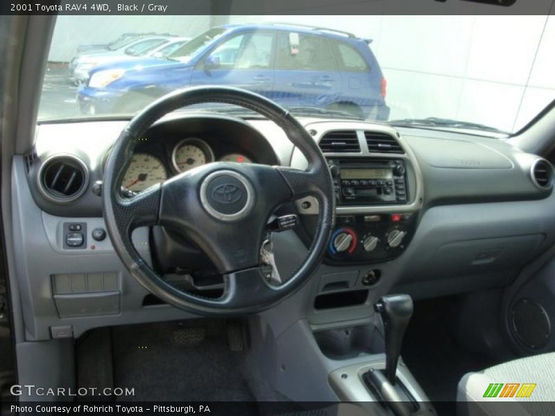 Black / Gray 2001 Toyota RAV4 4WD