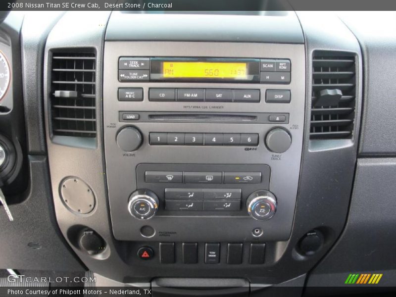 Desert Stone / Charcoal 2008 Nissan Titan SE Crew Cab