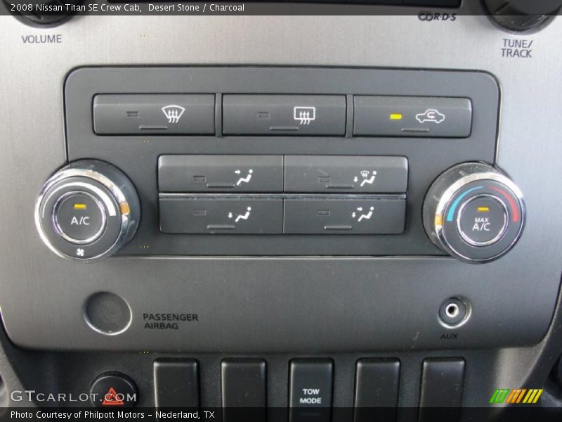 Desert Stone / Charcoal 2008 Nissan Titan SE Crew Cab