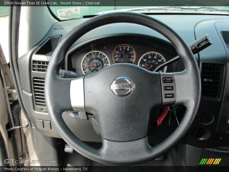 Desert Stone / Charcoal 2008 Nissan Titan SE Crew Cab