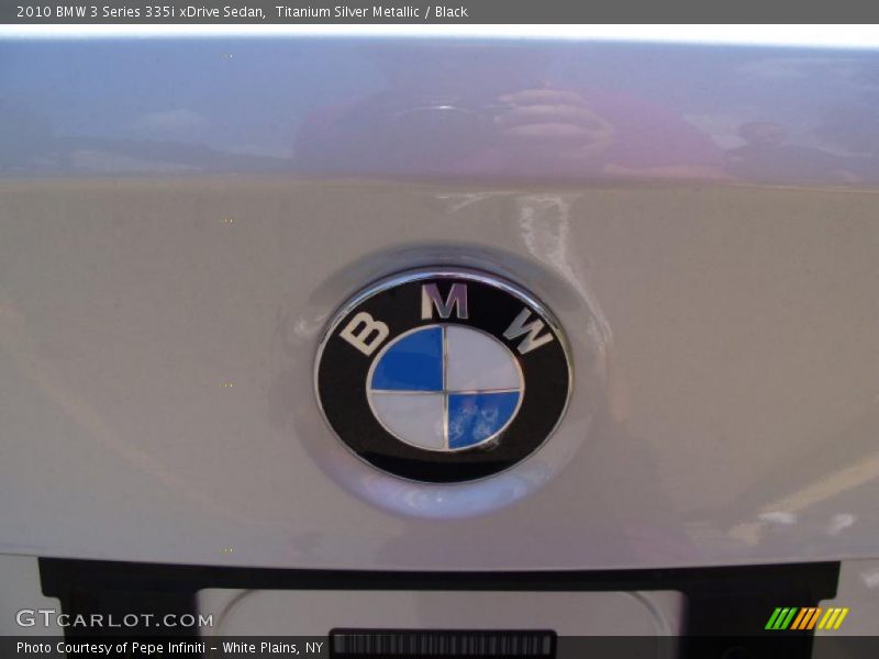 Titanium Silver Metallic / Black 2010 BMW 3 Series 335i xDrive Sedan