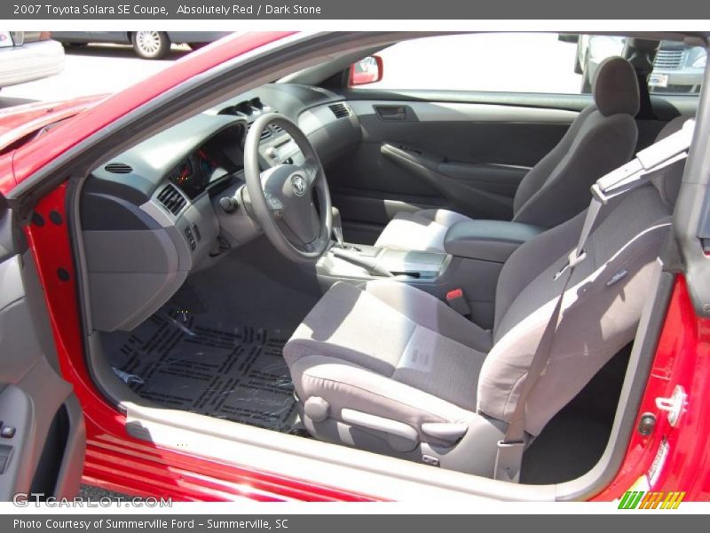 Absolutely Red / Dark Stone 2007 Toyota Solara SE Coupe
