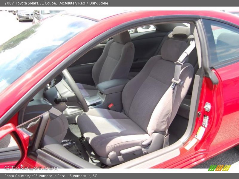 Absolutely Red / Dark Stone 2007 Toyota Solara SE Coupe