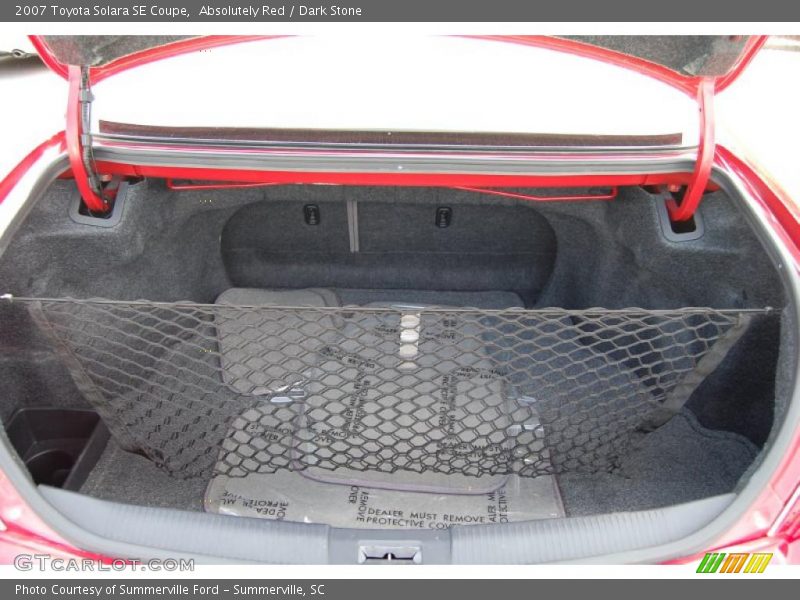 Absolutely Red / Dark Stone 2007 Toyota Solara SE Coupe