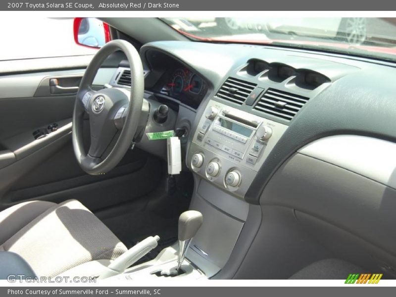 Absolutely Red / Dark Stone 2007 Toyota Solara SE Coupe