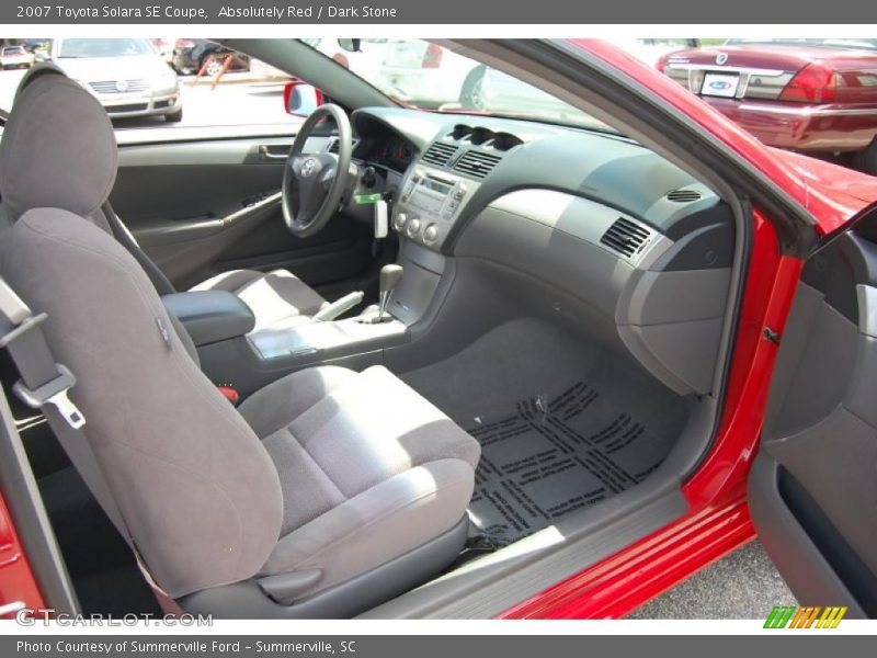 Absolutely Red / Dark Stone 2007 Toyota Solara SE Coupe