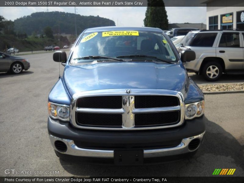 Atlantic Blue Pearl / Dark Slate Gray 2003 Dodge Ram 1500 ST Regular Cab