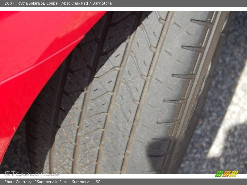 Absolutely Red / Dark Stone 2007 Toyota Solara SE Coupe