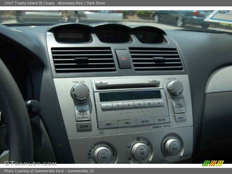 Absolutely Red / Dark Stone 2007 Toyota Solara SE Coupe