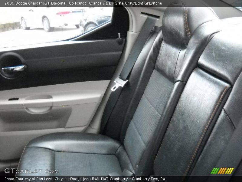 Go Mango! Orange / Dark Slate Gray/Light Graystone 2006 Dodge Charger R/T Daytona