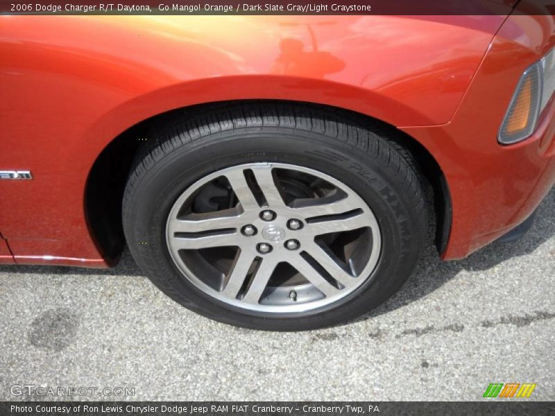 Go Mango! Orange / Dark Slate Gray/Light Graystone 2006 Dodge Charger R/T Daytona
