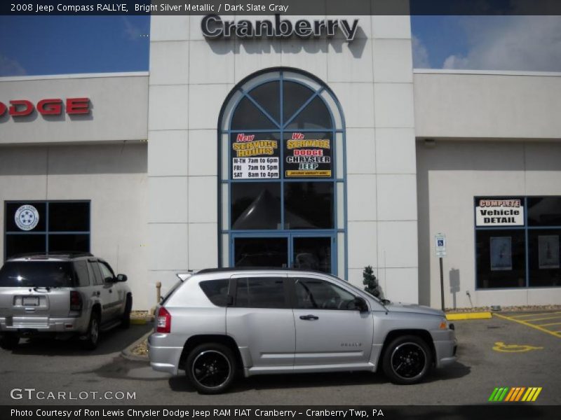 Bright Silver Metallic / Dark Slate Gray 2008 Jeep Compass RALLYE