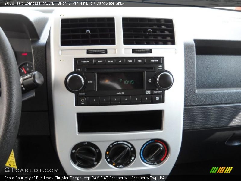 Bright Silver Metallic / Dark Slate Gray 2008 Jeep Compass RALLYE