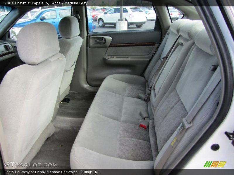 White / Medium Gray 2004 Chevrolet Impala LS