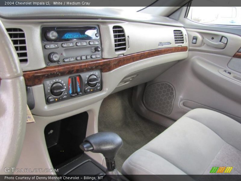 White / Medium Gray 2004 Chevrolet Impala LS