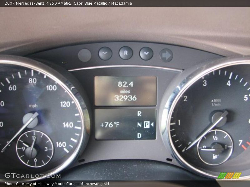 Capri Blue Metallic / Macadamia 2007 Mercedes-Benz R 350 4Matic