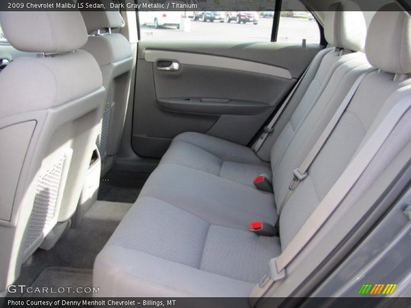 Dark Gray Metallic / Titanium 2009 Chevrolet Malibu LS Sedan