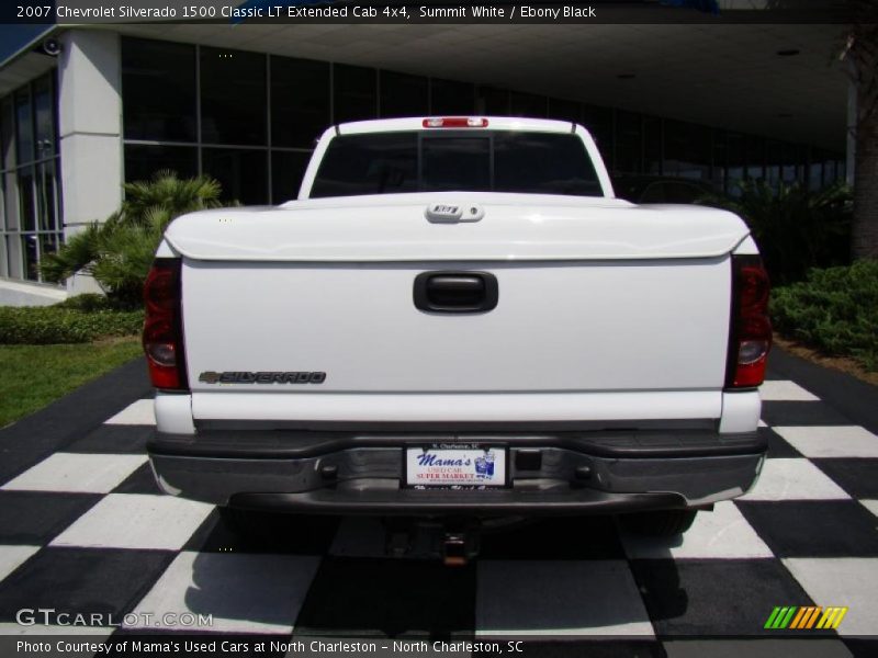 Summit White / Ebony Black 2007 Chevrolet Silverado 1500 Classic LT Extended Cab 4x4
