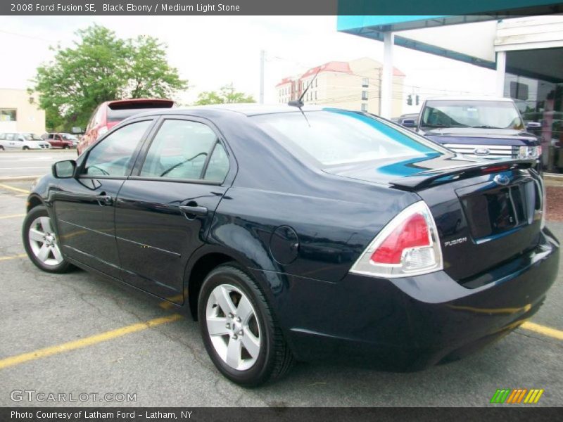 Black Ebony / Medium Light Stone 2008 Ford Fusion SE