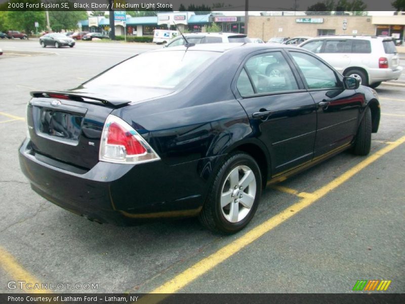 Black Ebony / Medium Light Stone 2008 Ford Fusion SE