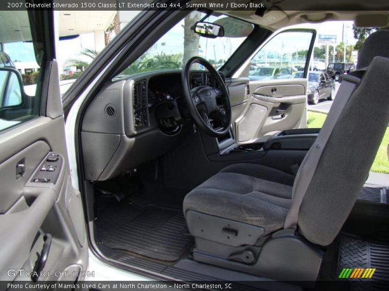 Summit White / Ebony Black 2007 Chevrolet Silverado 1500 Classic LT Extended Cab 4x4