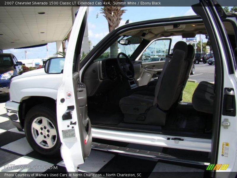 Summit White / Ebony Black 2007 Chevrolet Silverado 1500 Classic LT Extended Cab 4x4