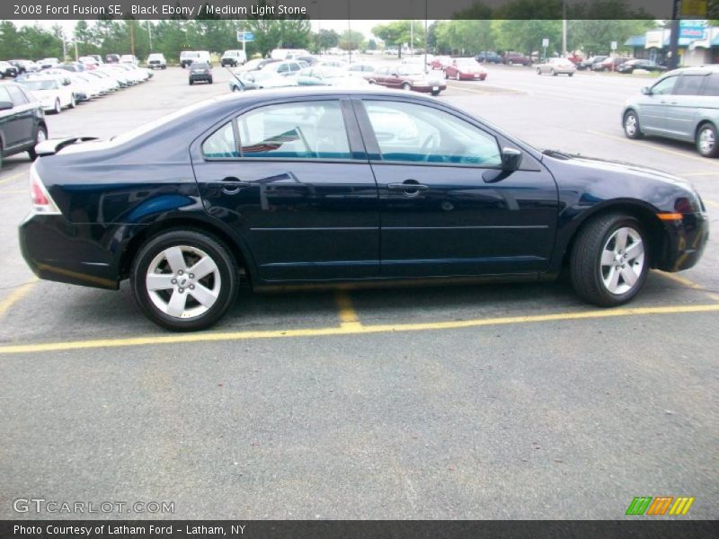 Black Ebony / Medium Light Stone 2008 Ford Fusion SE
