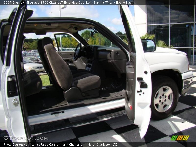 Summit White / Ebony Black 2007 Chevrolet Silverado 1500 Classic LT Extended Cab 4x4