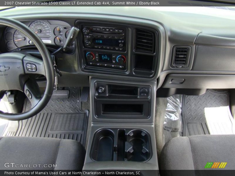 Summit White / Ebony Black 2007 Chevrolet Silverado 1500 Classic LT Extended Cab 4x4