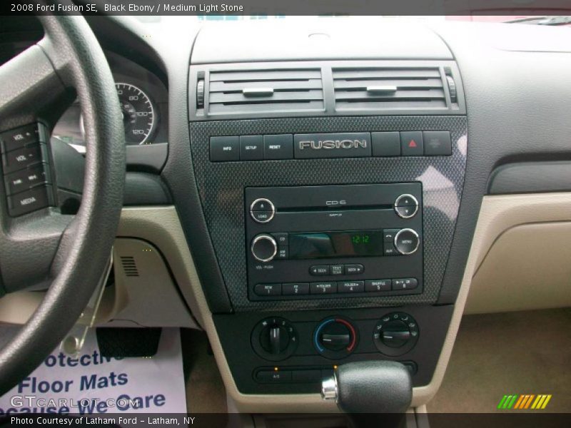 Black Ebony / Medium Light Stone 2008 Ford Fusion SE