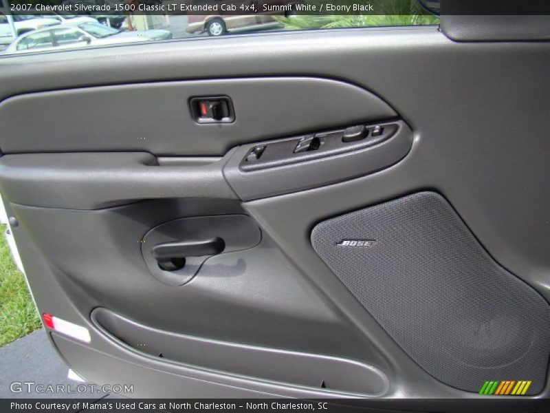 Summit White / Ebony Black 2007 Chevrolet Silverado 1500 Classic LT Extended Cab 4x4