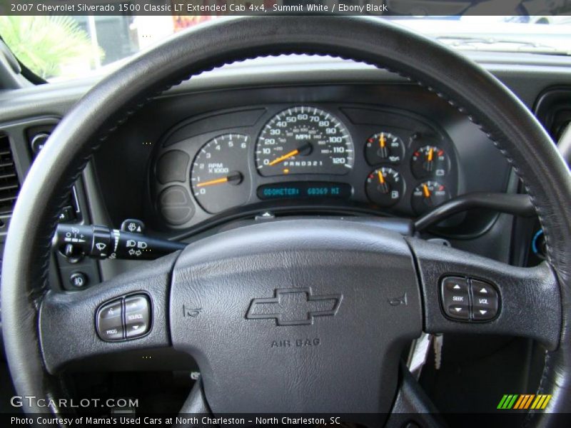 Summit White / Ebony Black 2007 Chevrolet Silverado 1500 Classic LT Extended Cab 4x4