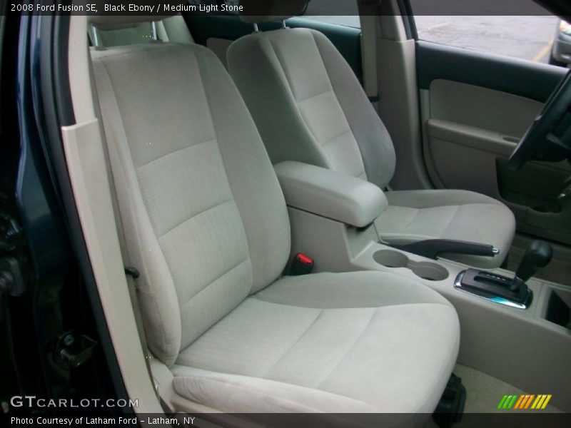 Black Ebony / Medium Light Stone 2008 Ford Fusion SE