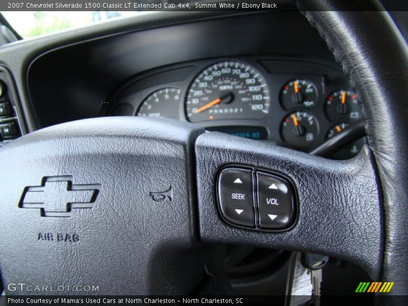 Summit White / Ebony Black 2007 Chevrolet Silverado 1500 Classic LT Extended Cab 4x4