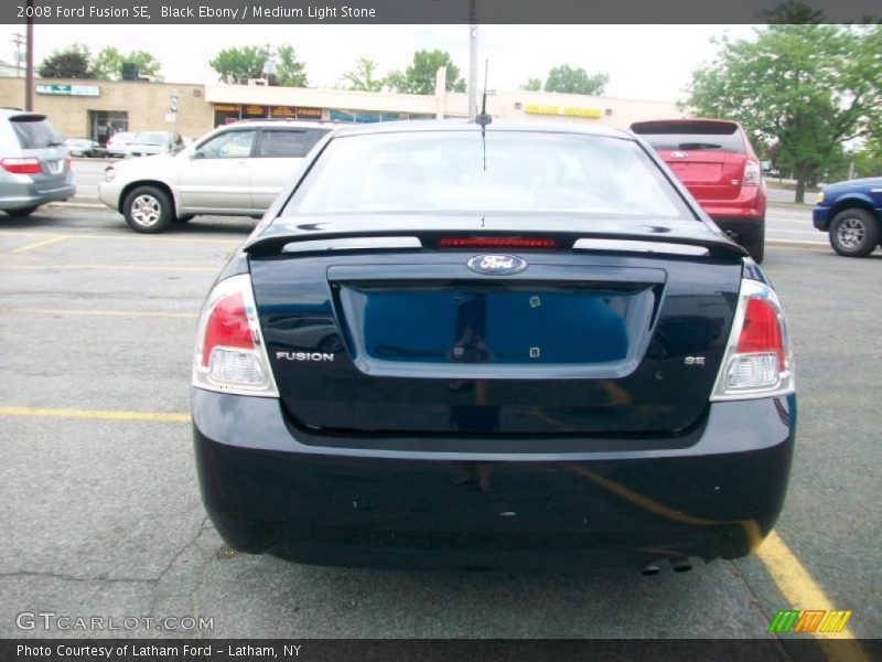Black Ebony / Medium Light Stone 2008 Ford Fusion SE