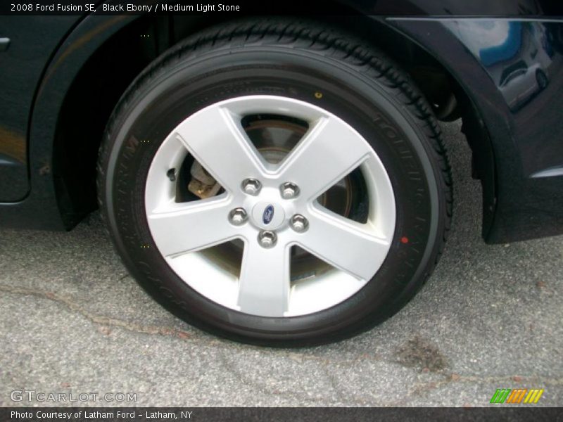 Black Ebony / Medium Light Stone 2008 Ford Fusion SE