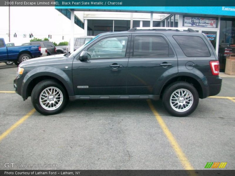 Black Pearl Slate Metallic / Charcoal 2008 Ford Escape Limited 4WD