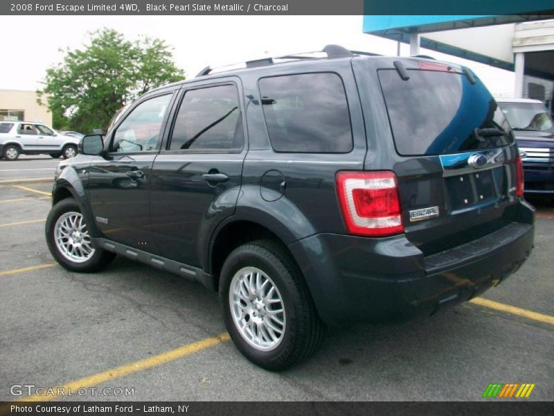 Black Pearl Slate Metallic / Charcoal 2008 Ford Escape Limited 4WD