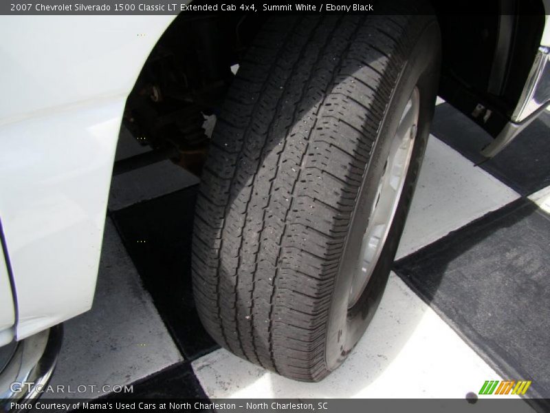 Summit White / Ebony Black 2007 Chevrolet Silverado 1500 Classic LT Extended Cab 4x4