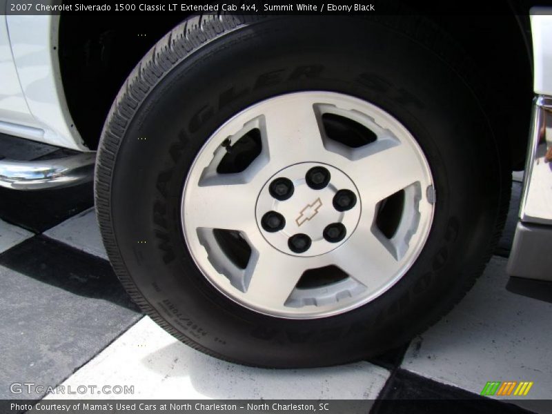Summit White / Ebony Black 2007 Chevrolet Silverado 1500 Classic LT Extended Cab 4x4