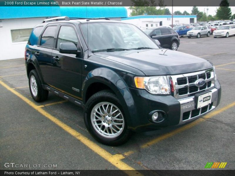 Black Pearl Slate Metallic / Charcoal 2008 Ford Escape Limited 4WD