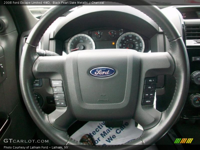 Black Pearl Slate Metallic / Charcoal 2008 Ford Escape Limited 4WD
