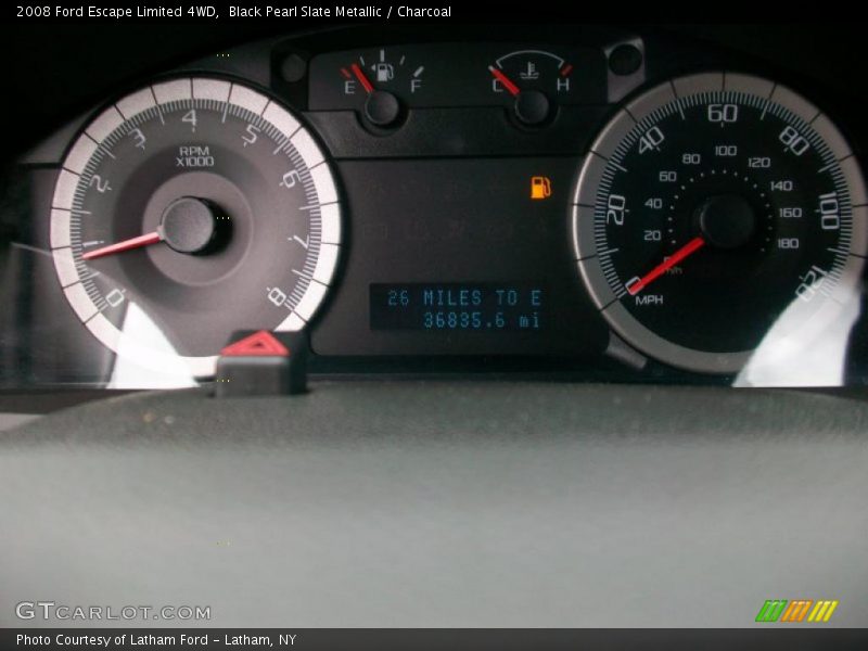 Black Pearl Slate Metallic / Charcoal 2008 Ford Escape Limited 4WD